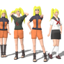 Naruko Pack 1 for MMD!