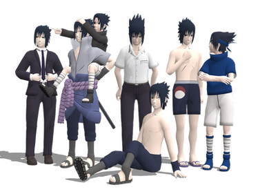 Sasuke Pack for MMD