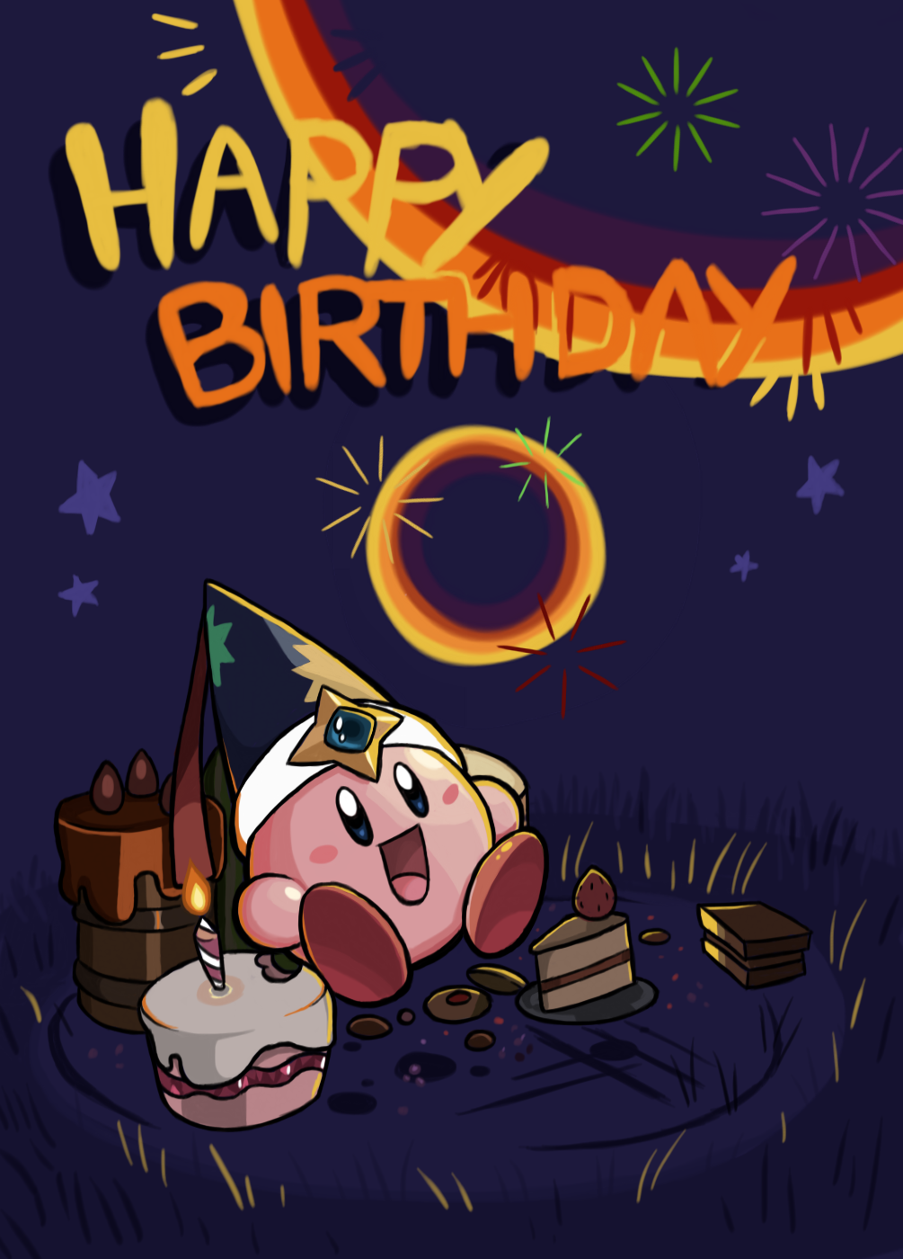 Kirby’s Birthday by MercuryPaint on DeviantArt