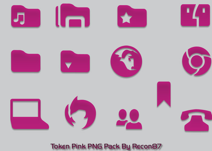 Token Pink PNG