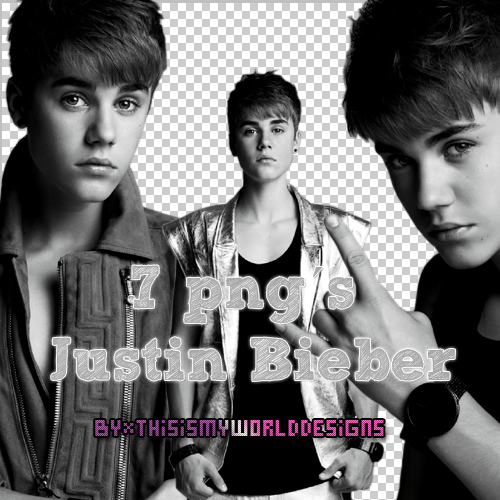 7 pngs Justin Bieber by ThisIsMyWorldDesigns