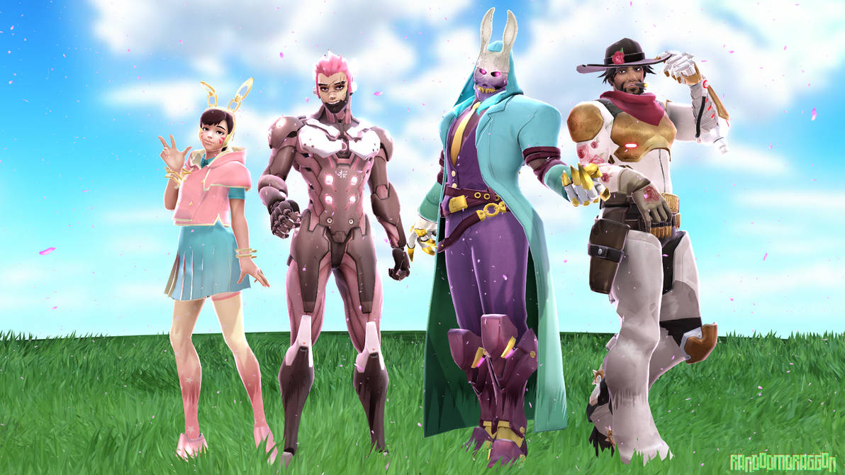 MMDxOverwatch: Easter/Spring Models! by DesertDraggon