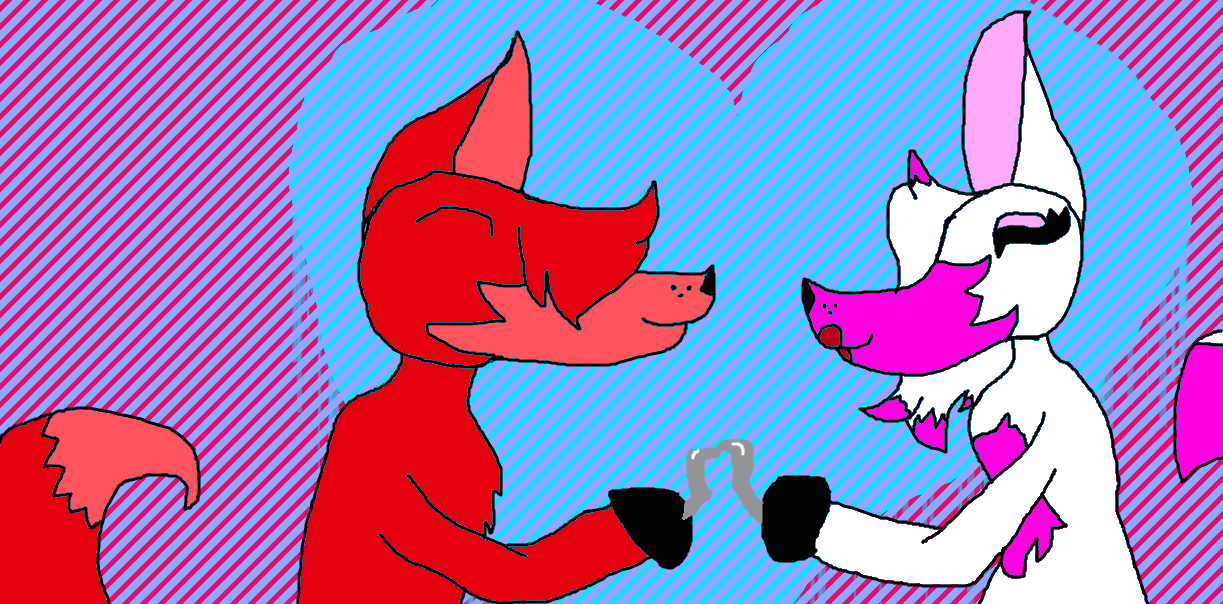 fangle foxy x mangle by lpspinkpuma360 on DeviantArt