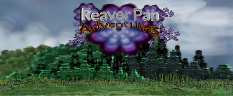 Reaver Pan Adventures Logo Trees Background