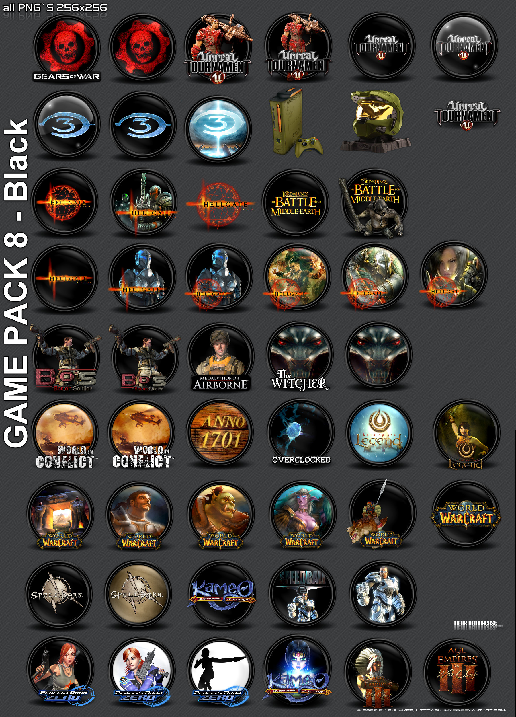 GamePack 8 Black