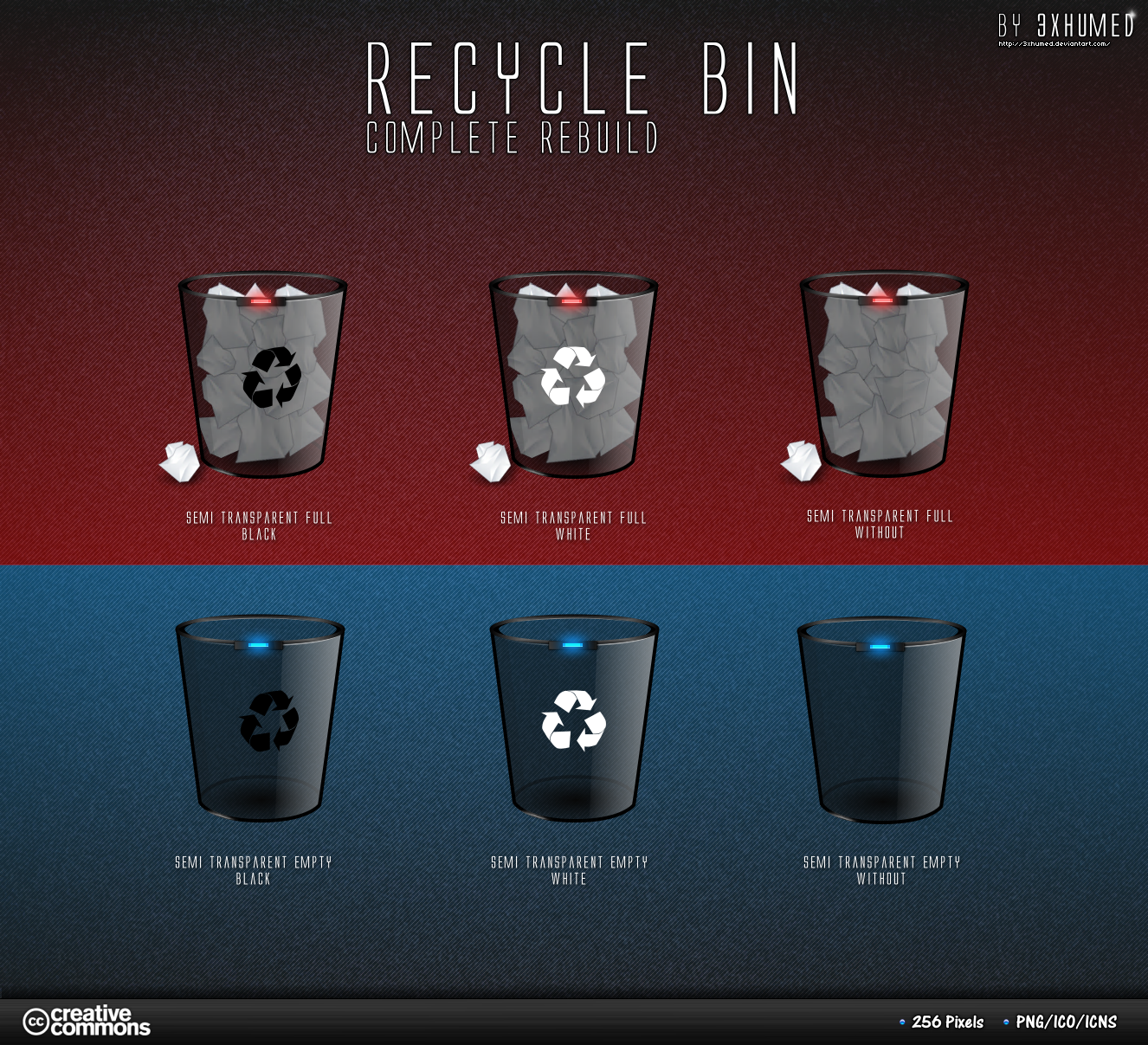 Recycle Bin - Black Version