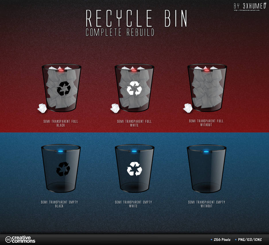 Recycle Bin - Black Version by 3xhumed
