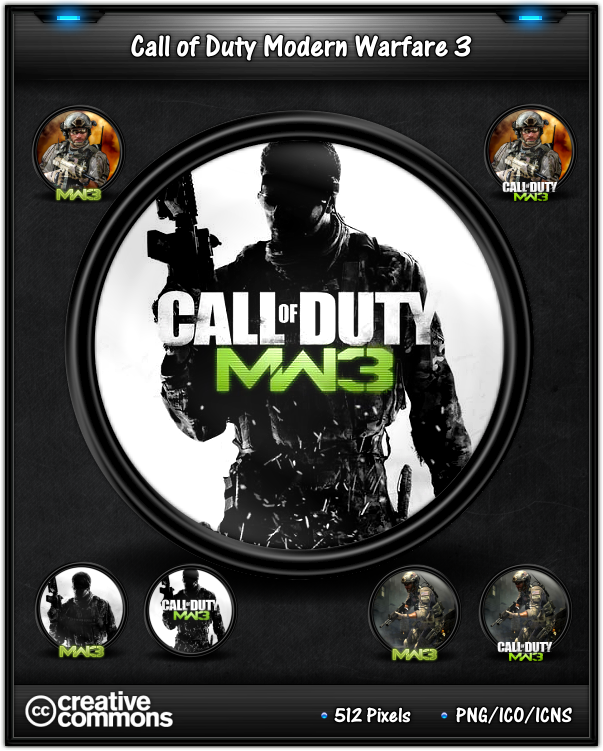 CoD Modern Warfare 3 2 Icon, Call Of Duty Modern Warfare 3 Iconpack