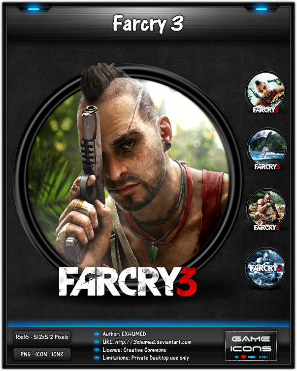 Farcry 3 - Game Icon by 3xhumed on DeviantArt