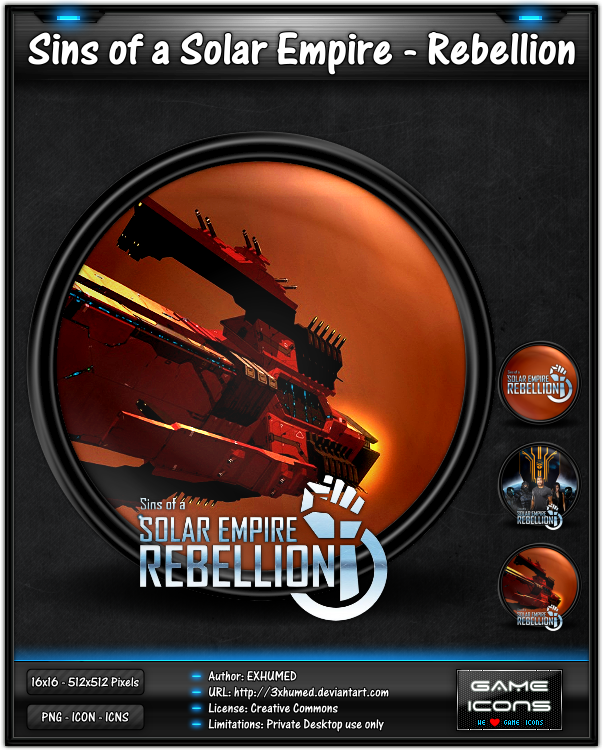 Sins of a Solar Empire-Rebellion - Game Icon Pack