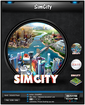 SimCity (2013) - Game Icon Pack