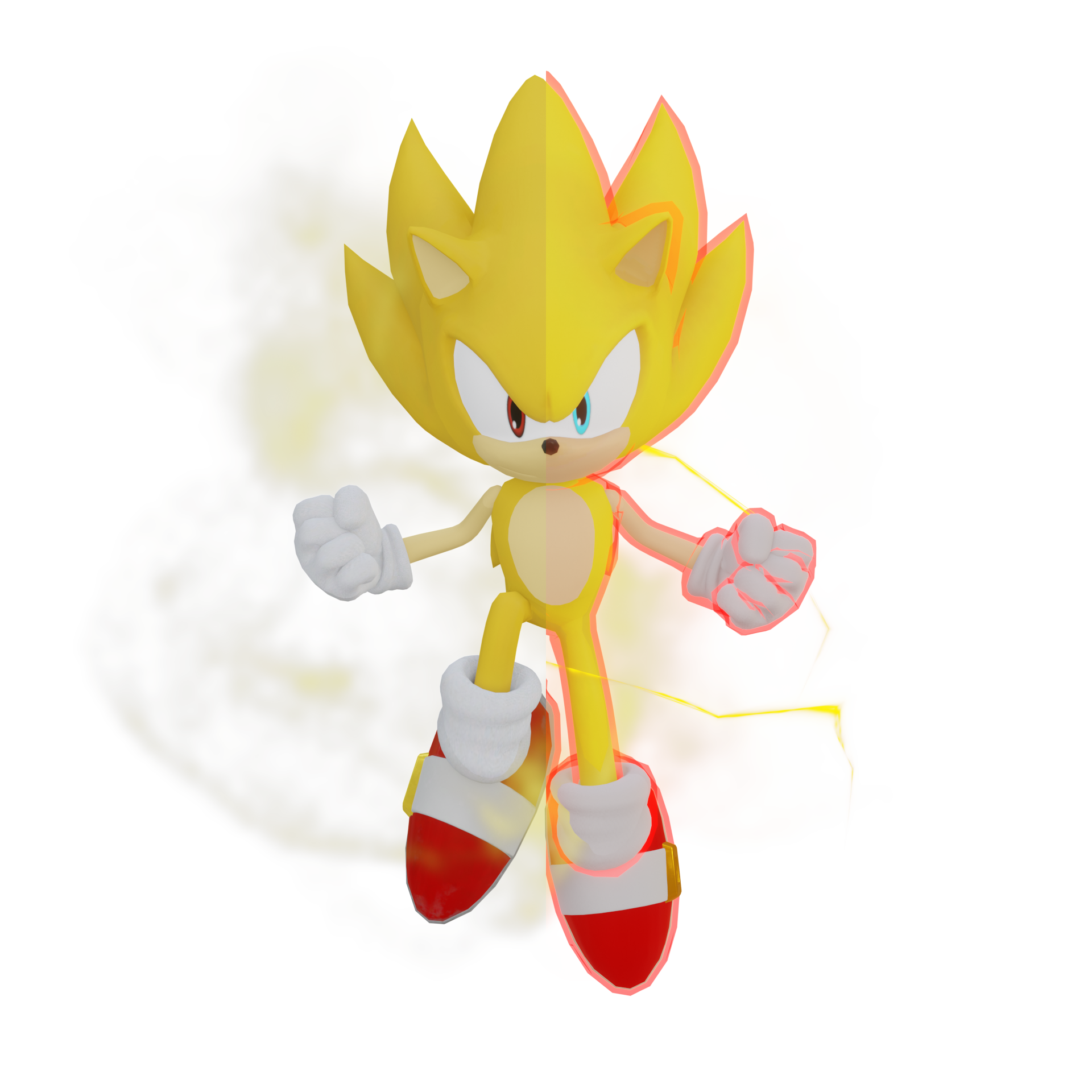 Hyper Sonic 2023 Render by Detexki99 on DeviantArt