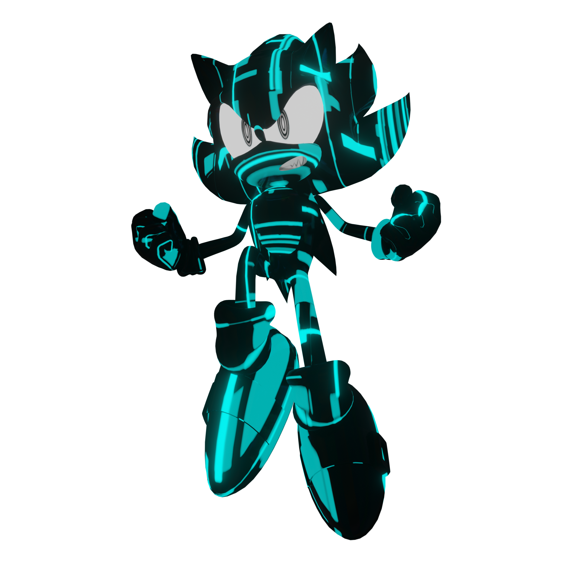 Cyber Super Sonic ( Blend / FBX ) by Langtanium on DeviantArt
