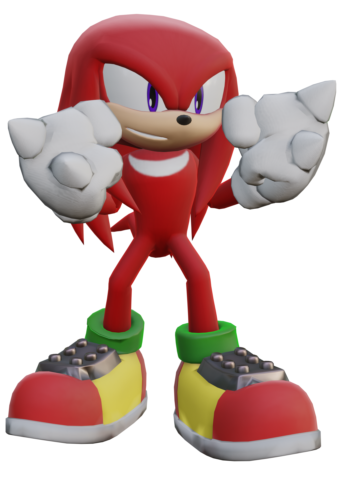 Knuckles Dream Team Blend Fbx By Langtanium On Deviantart