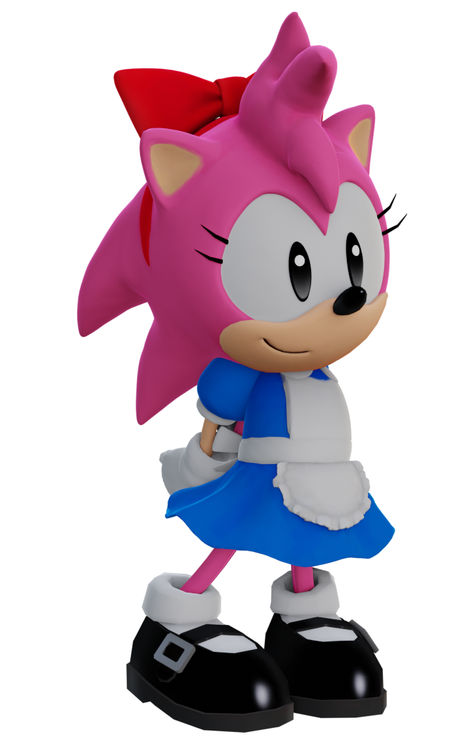 Retro Diner Classic Amy ( Blender / FBX ) by Langtanium on DeviantArt