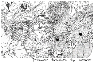 flower brushes by Siearel on DeviantArt