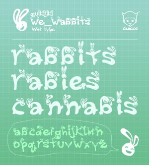 :::We_Wabbits::: +font type+