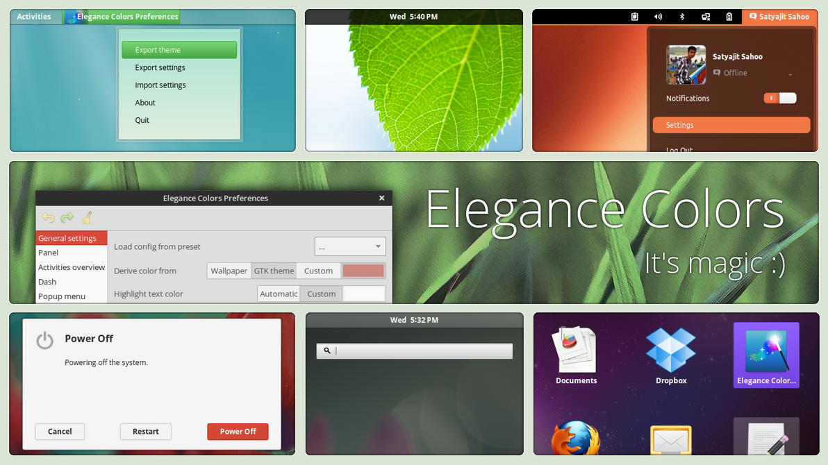 Gnome Shell Elegance Colors by satya164 on DeviantArt