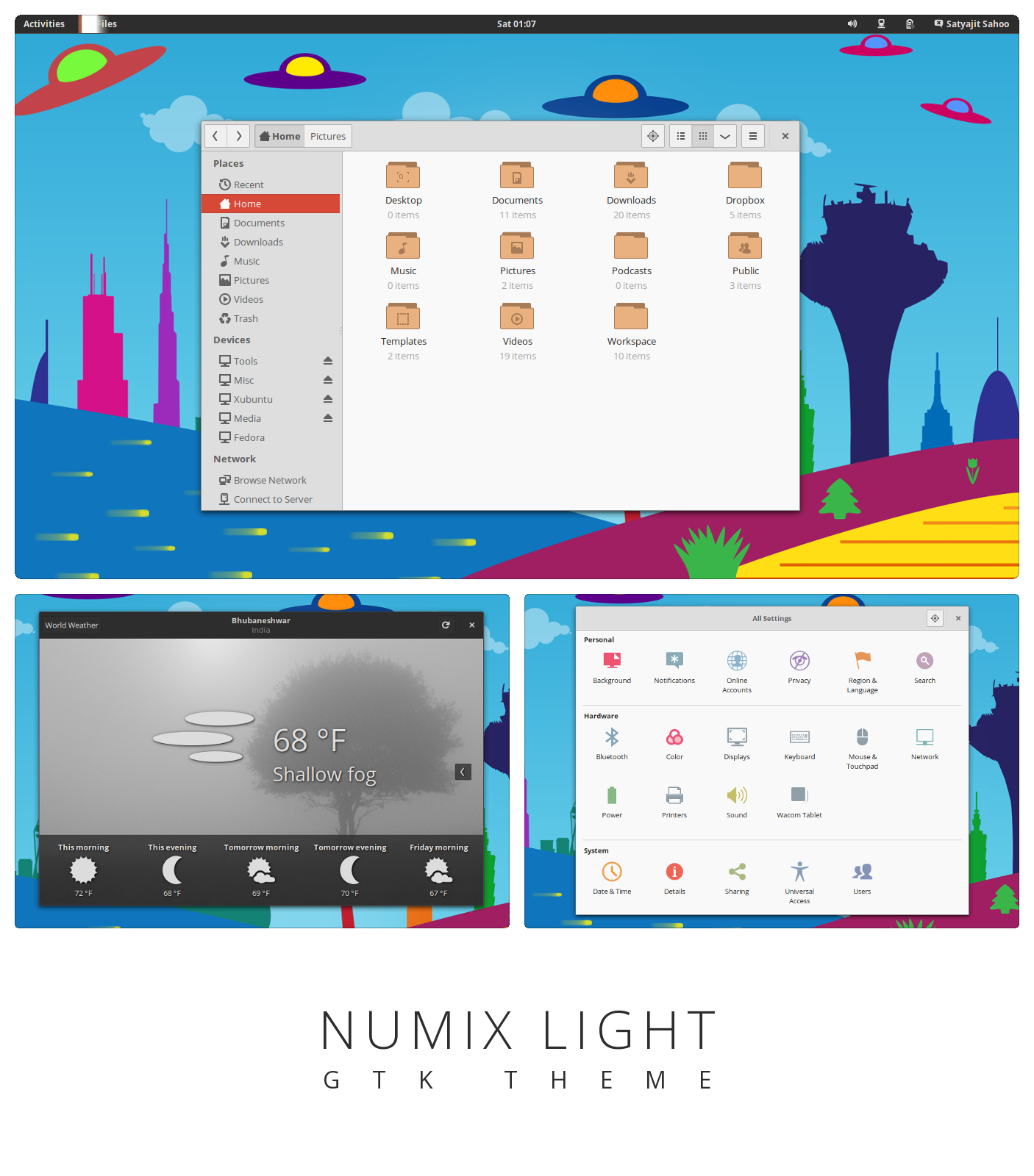 Numix Light - GTK3 theme