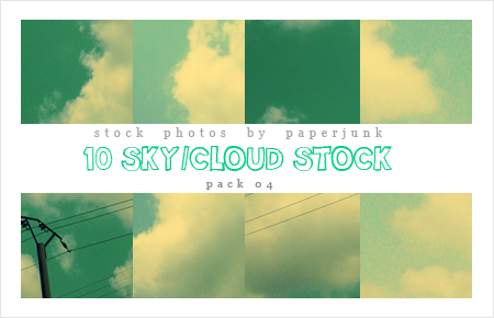 Stock Pack 04: Cloudy