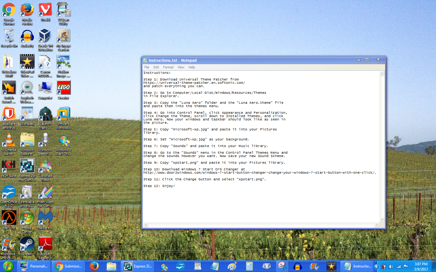 windows 7 to windows xp skin pack windows 7 to windows xp skin pack