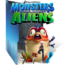 Monsters vs Aliens Folder Icon V1 by alexartchanimte7 on DeviantArt
