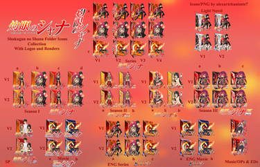 Shakugan No Shana Folder Icons Collection