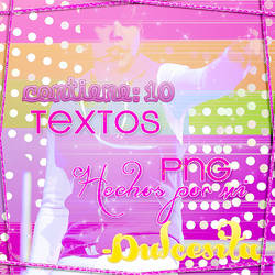 Pack de TEXTOS PNG