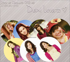 Pack Circulos PNG Demi Lovato