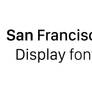 San Francisco Display Font (Cyrillic)