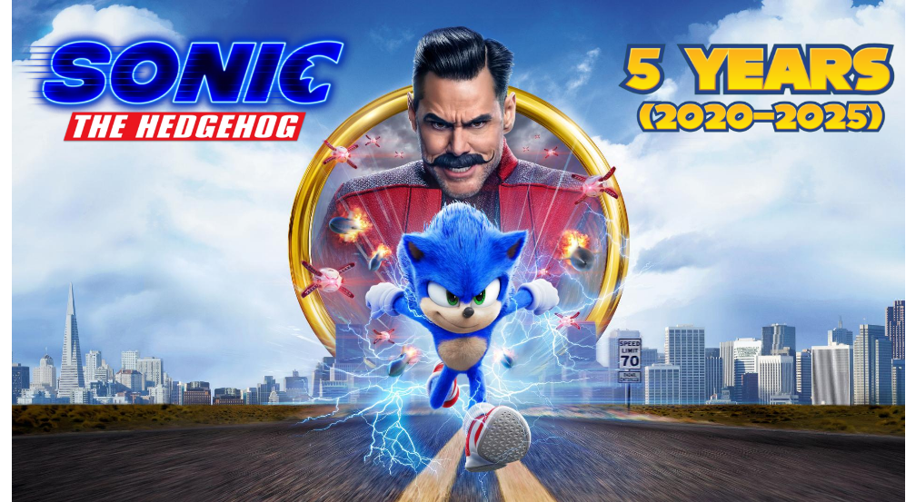 Happy 5th anniversary, Sonic the Hedgehog (film)! by Jasowke on DeviantArt