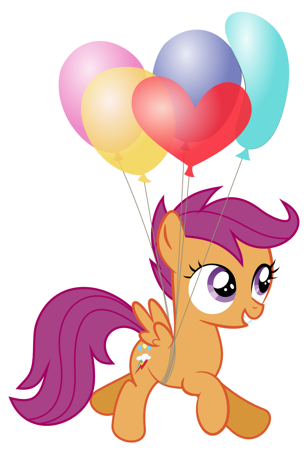 my little pony balloons cutie mark