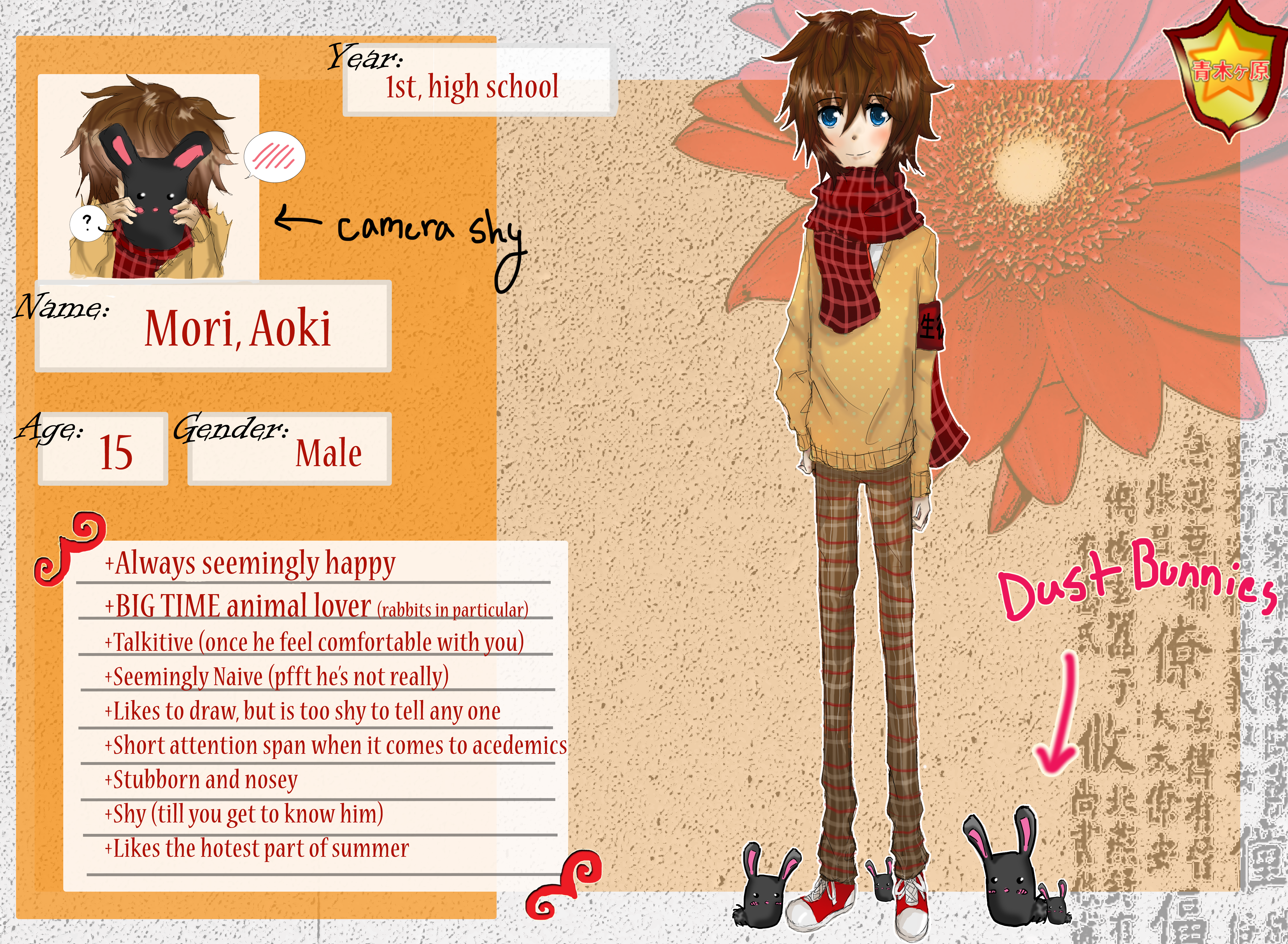 Aokigahara Gakuen app: Mori, Aoki