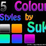 5 Colour Styles pack