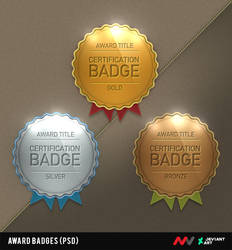 Award Badge PSD