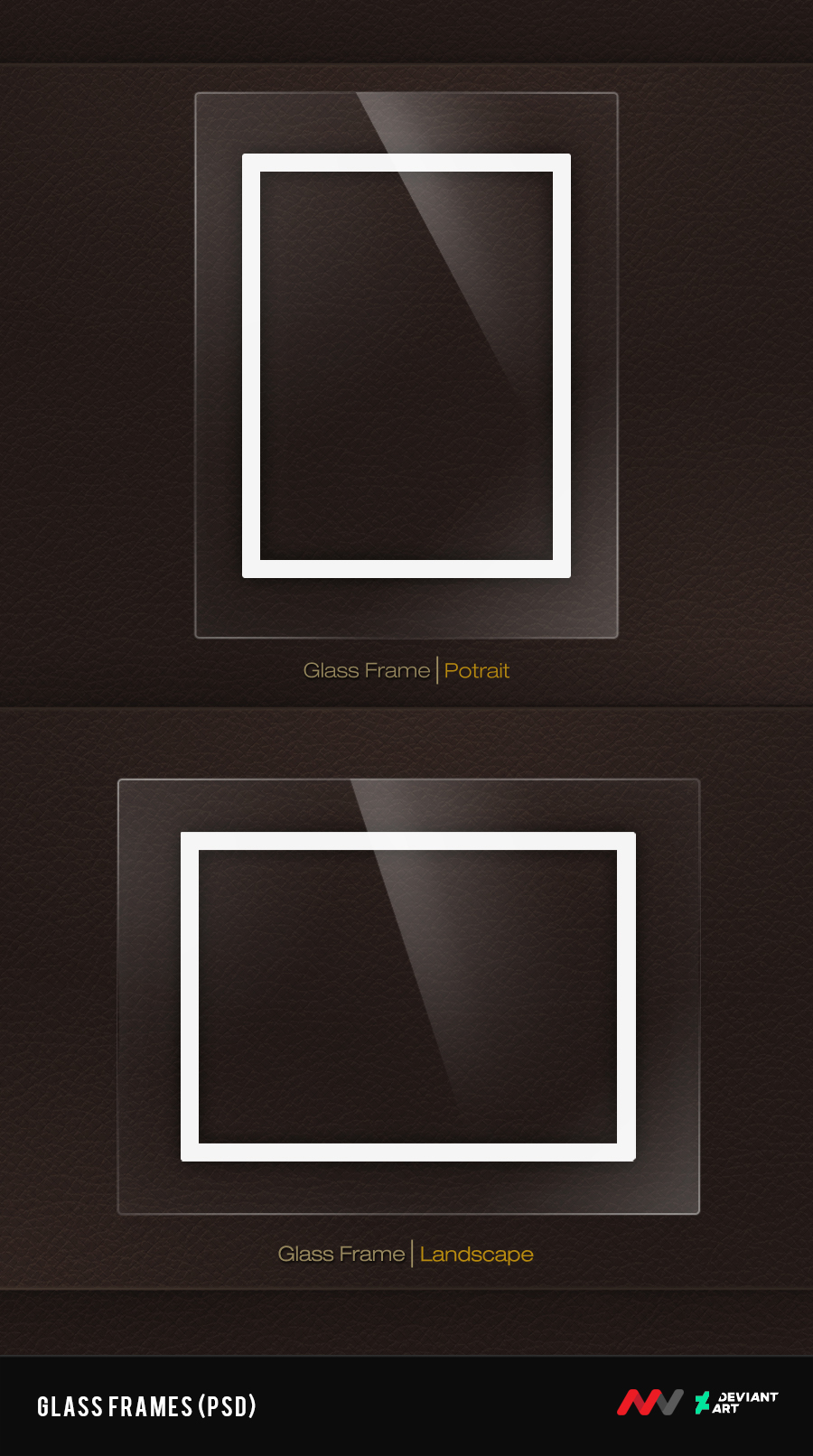 Glass Frames PSD