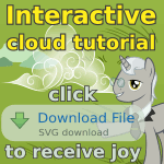 Tumblr Tutorial 5: Clouds (Interactive) by MisterAibo