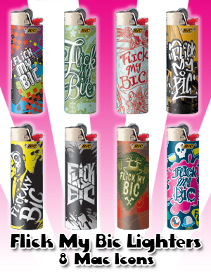 Flick My Bic Lighter Icons