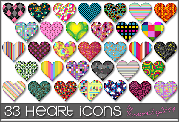 33 Heart Icons