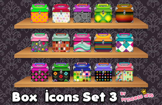 Box Icons Set 4