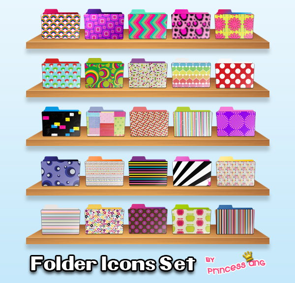 25 Folder Icons By Princessang2644 On Deviantart