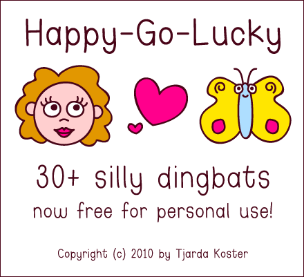 Font: HAPPY-GO-LUCKY - free by jelloween