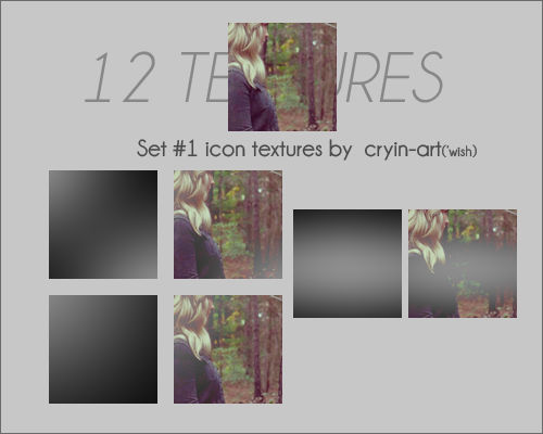 SET-1 ICON TEXTURES by CryinArt on DeviantArt