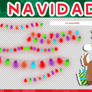 Packs Luces  de Navidad  PNG