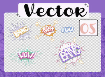 Packs Vectores Comics  PNG