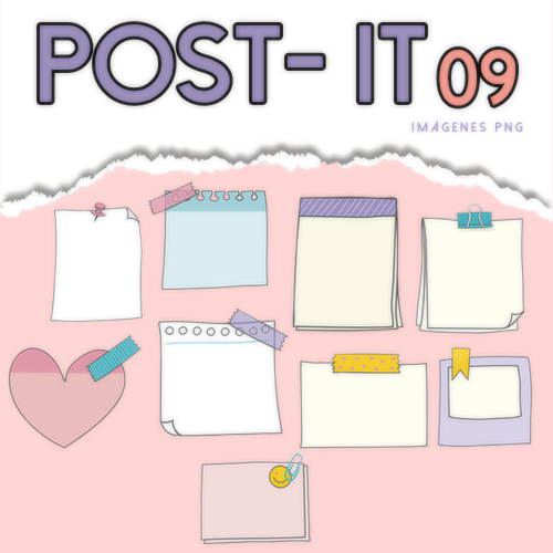 Packs Post- It PNG by FrutillitasDulces on DeviantArt