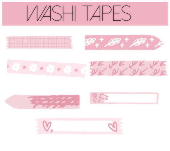 Packs Washi Tape Png 03 By Frutillitasdulces On Deviantart