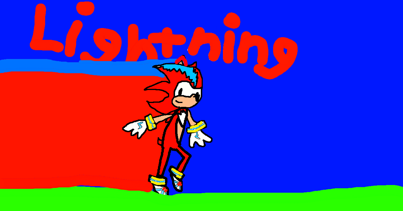 lightning the hedgehog by sonicnazofan on DeviantArt