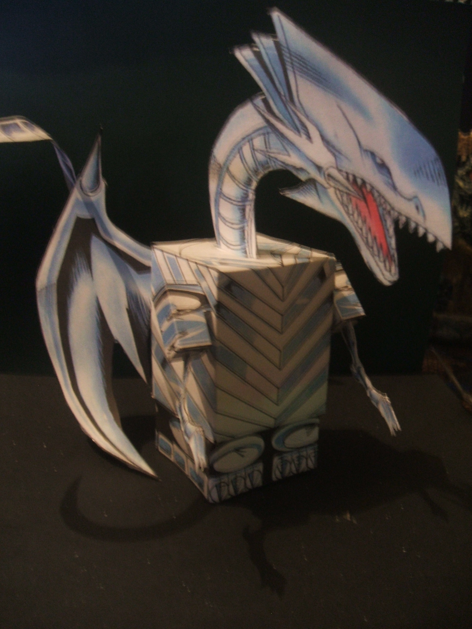 Blue eyes white dragon cube by Allhallowseve31 on DeviantArt