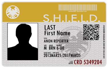 Agent's of S.H.I.E.L.D. ID card